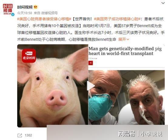 世界首例猪肺移植世界首例猪肺移植，突破医学界限的壮举